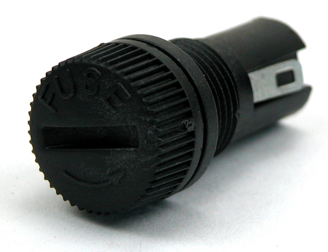 Panel Fuse Holder 5x20mm screw - Stelvio - CE / VDE / RoHS